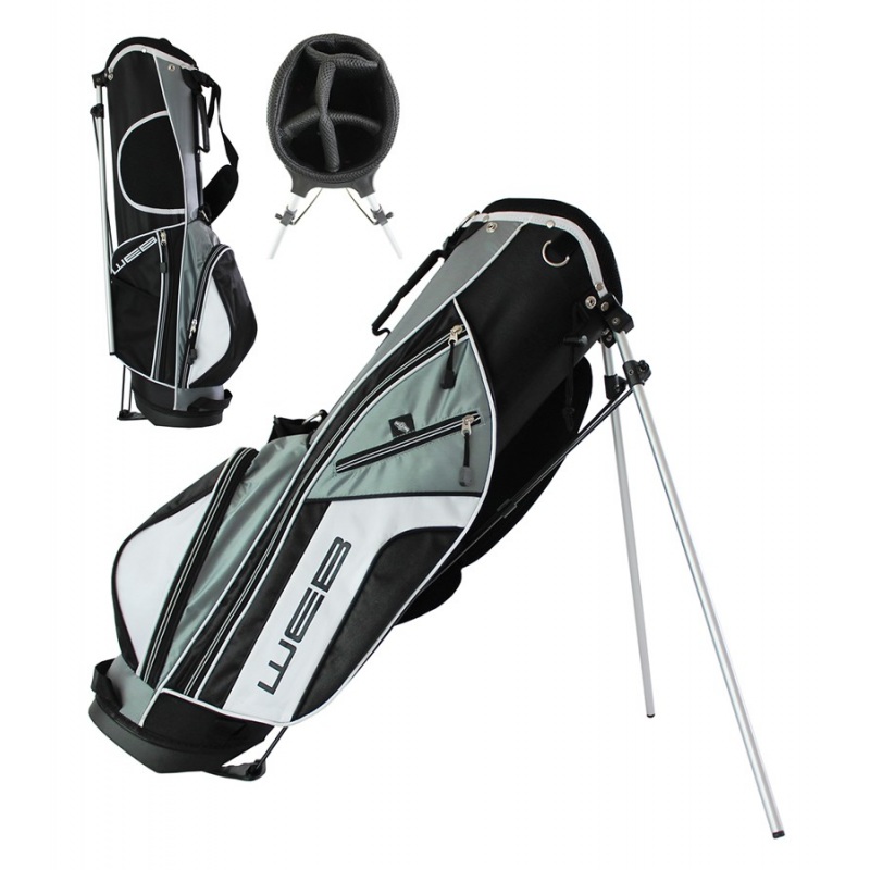 GO Junior Web Stand Bag – Grey