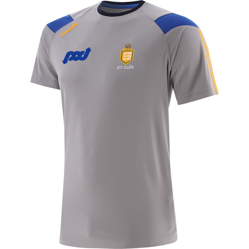 O’Neills Clare GAA Rockway 060 T-Shirt Men’s (Alloy Royal Amber)