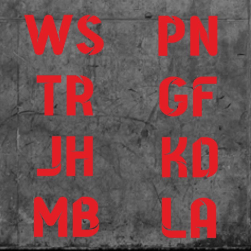 Striker Initials Red|One Size