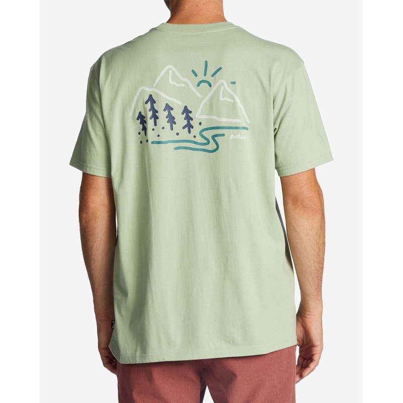 Billabong Panorama T-Shirt Men’s (ABYZT01731 Green)