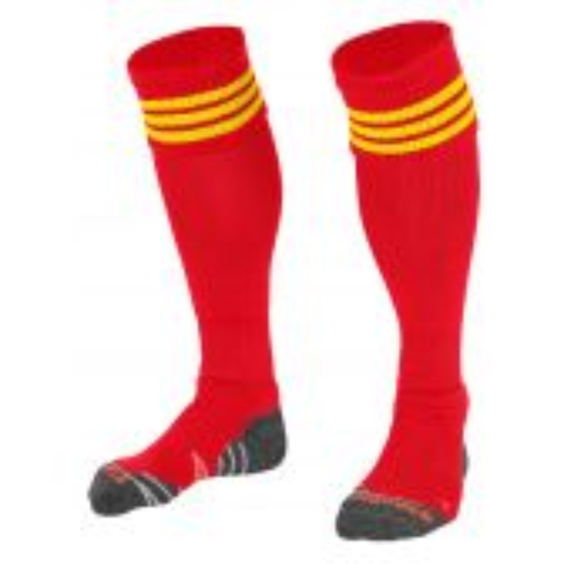 STANNO RING SOCKS RED YELLOW|RED/YELLOW|25/29|30/35|36/40|41/44|45/48