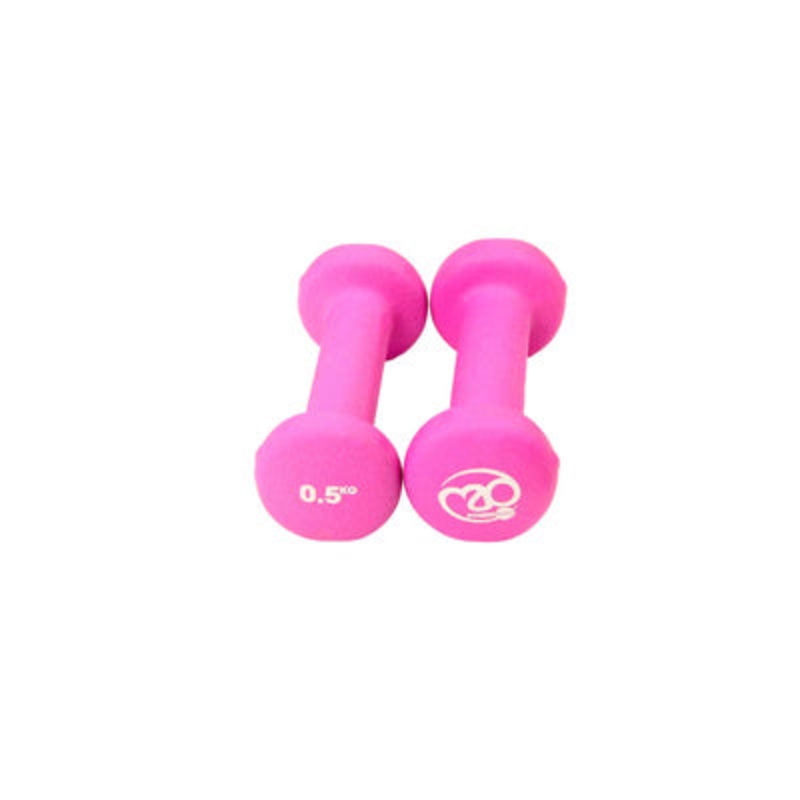 0.5kg Neoprene Dumbbells – Pink (Pair)