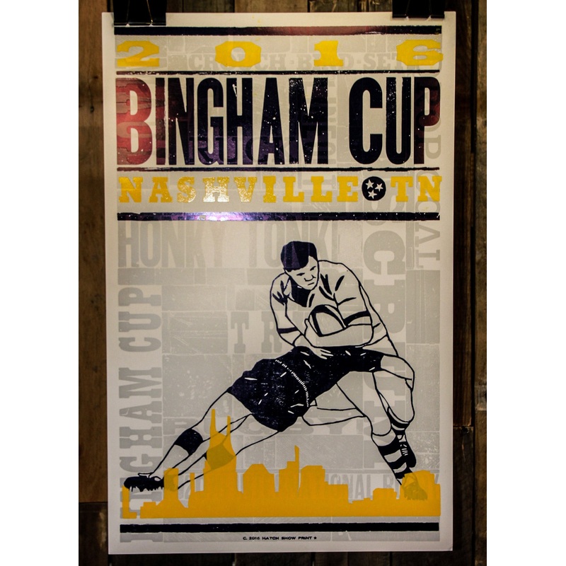 *Bingham Cup Hatch Show Print Poster (Limited Edition)