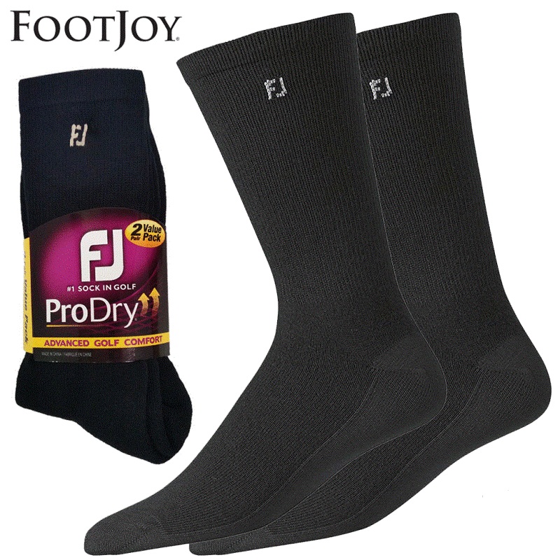Footjoy Pro Dry Crew 2 Pack Socks