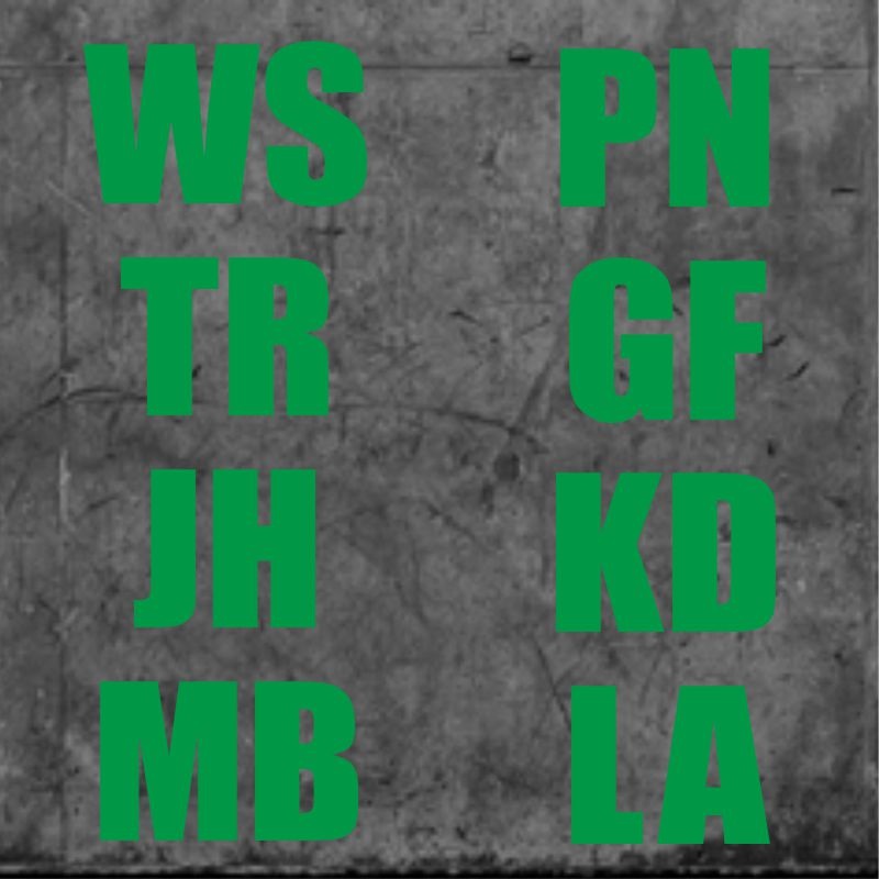 Impact Initials Green|One Size