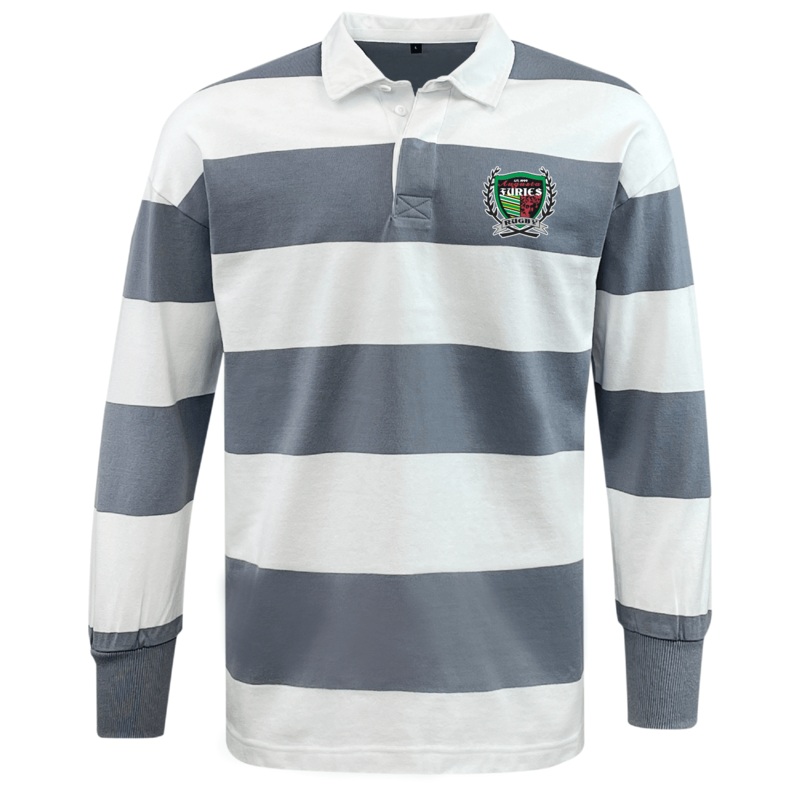Augusta Furies Classic Long Sleeve Hooped Rugby Jersey