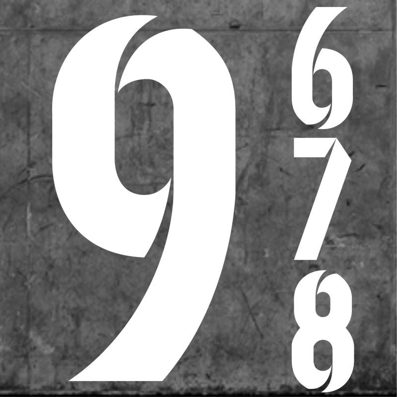 Striker Numbers Large White|One Size